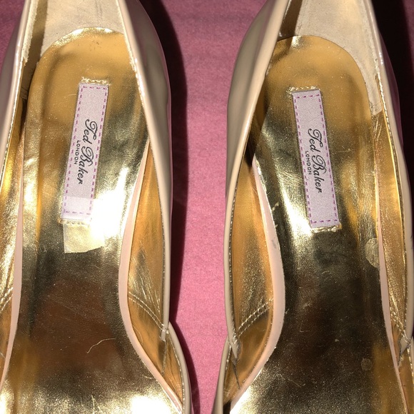 Ted Baker Patent Leather Kitten Heel Pumps - Picture 7 of 7